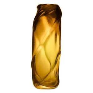Vaza maro chihlimbar din sticla 47 cm Swirl Ferm Living