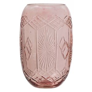 Vaza roz din sticla 15 cm Nuru Bloomingville