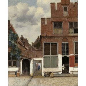 View of Houses in Delft, known as 'The Little Street', c.1658 Reproducere, Jan (1632-75) Vermeer