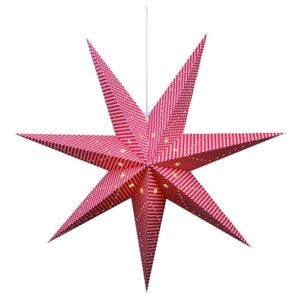 Decoratiune luminoasa suspendabila rosie din hartie Gulli Markslojd