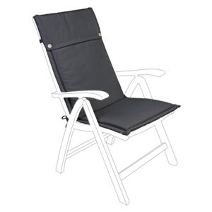 Perna scaun gradina din textil gri Paddet 50 cm x 120 cm x 3 h