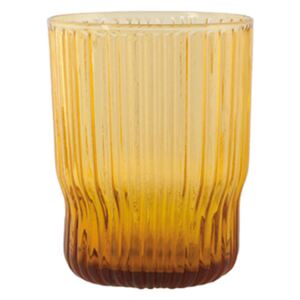 Pahar maro chihlimbar din sticla 8x10 cm Barke LifeStyle Home Collection