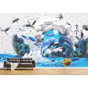 Tapet Premium Canvas - Abstract 3d animale
