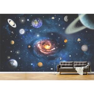 Tapet Premium Canvas - Planetele si Cerul
