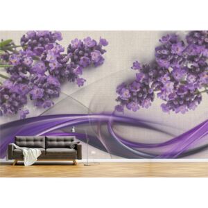 Tapet Premium Canvas - Abstract lavanda
