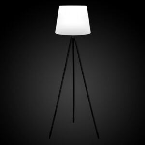 Lampadar pentru exterior alb/negru din polietilena 150 cm Betta Unimasa