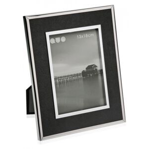 Rama foto neagra/argintie din otel 13x18 cm Vika Versa Home