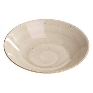 Farfurie adanca gri din ceramica 21 cm Lincombe Ixia