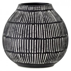 Vaza neagra din ceramica 14 cm Elveda Bloomingville
