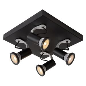 Lucide 23956/20/30 - Lampa spot LED XANTRA 4xGU10/5W/230V negru