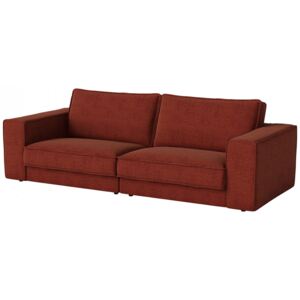 Canapea rosie din textil 250 cm Noora Globa Bolia