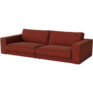Canapea rosie din textil 290 cm Noora Globa Bolia