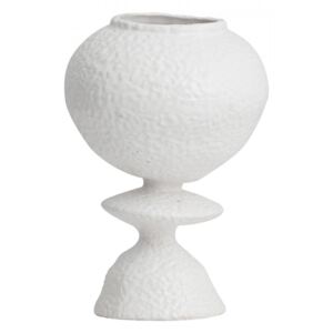 Vaza alba din ceramica 30 cm Moyo Nordal