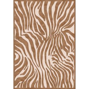 Covor din vascoza animal print Provence Brown (3 dimensiuni: de la 140x200 pana la 200x300cm) - 140x200