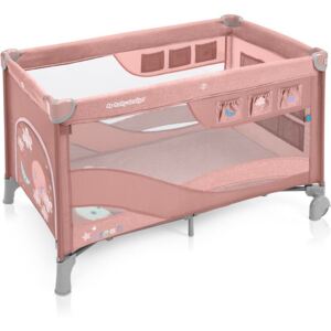 Baby Design Dream Regular Patut Pliabil cu 2 nivele - 08 Pink