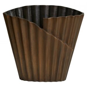 Vaza maro bronz din aluminiu 36 cm Nevis Nordal