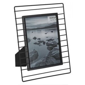 Rama foto neagra din metal 18x24 cm Versa Home