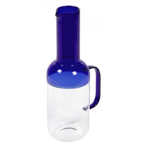Carafa albastra/transparenta din sticla 1,2 L Diara Kave Home
