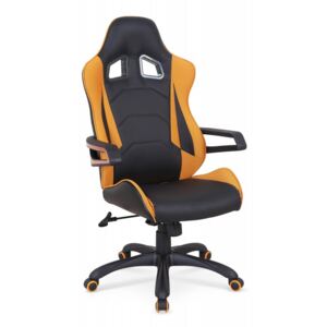 MUSTANG scaun birou negru/portocaliu