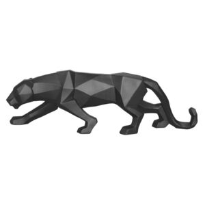 Statuetă PT LIVING Origami Panther, negru mat