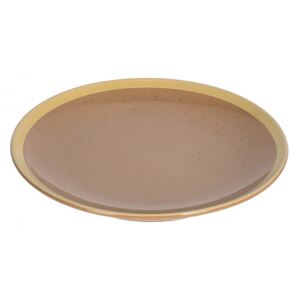 Farfurie pentru desert maro deschis din ceramica 21 cm Tilla Kave Home