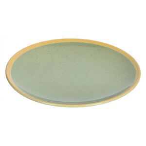 Farfurie intinsa verde deschis din ceramica 28 cm Tilla Kave Home