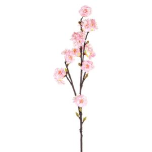 Set 12 flori artificiale roz/maro din plastic si hartie 93 cm Flower Cherry Richmond Interiors