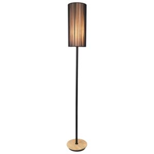 Lampadar maro/negru din PVC si lemn 150 cm Kioto Candellux