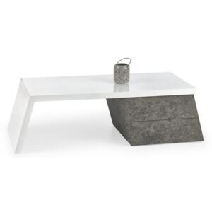 SEDIA masă alb/beton