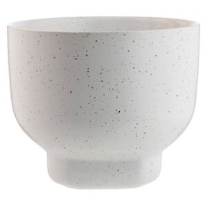 Ghiveci alb din ceramica 24 cm Forma Bolia