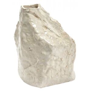 Vaza alba din ceramica 20 cm Moonstone Serax