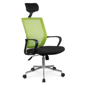 ACAPULCO scaun de birou negru/verde
