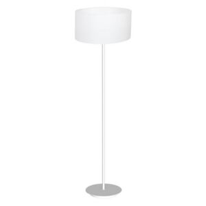Lampadar alb din metal si textil 150 cm Bari Milagro Lighting