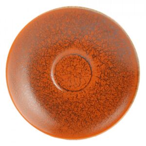 Farfurioara portocalie/maro din portelan 16 cm Ash Aerts