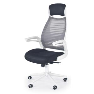 FRANKLIN scaun de birou alb/negru/gri