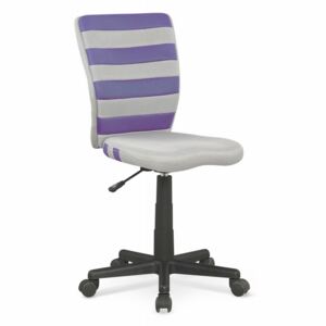 FUEGO scaun de birou tineret violet/gri