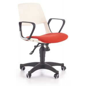 JUMBO scaun birou tineret alb/roșu