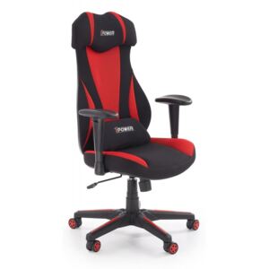 ABART scaun birou ergonomic negru/rosu