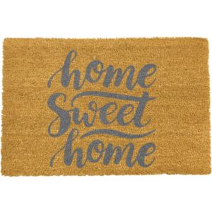 Covor intrare Artsy Doormats Home Sweet Home Grey, 40 x 60 cm