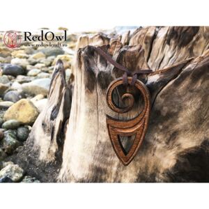 Amuleta din Lemn – The Maori Koru, Maro