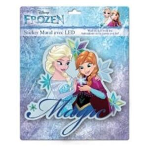 Sticker de perete cu led Frozen Magic SunCity, 20 x 20 cm