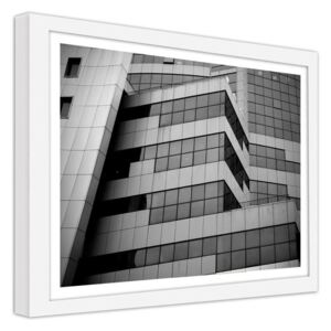 CARO Imagine în cadru - Skyscraper Windows 40x30 cm Alb