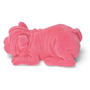 Lampa de veghe roz din rasina Devilisch Bulldog Pink Bold Monkey