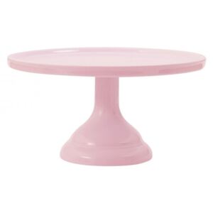 Platou cu picior roz din melamina 23 cm Cake A Little Lovely Company