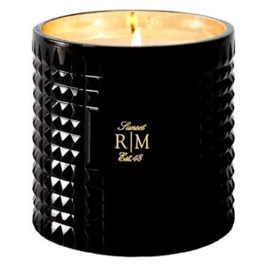 Lumanare parfumata cu suport negru din sticla 10 cm Sunset Riviera Maison