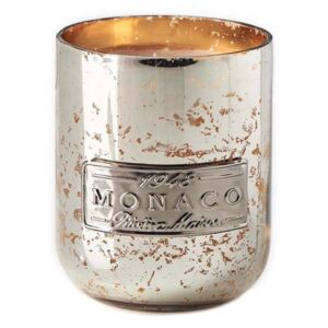 Lumanare parfumata cu suport argintiu/auriu din sticla 9 cm Monaco Riviera Maison