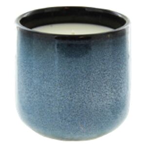 Lumanare parfumata cu suport albastru din ceramica 9 cm Oasis LifeStyle Home Collection