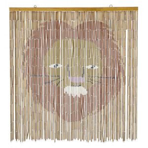 Decoratiune de perete multicolora din bambus 85x90 cm Leonel Bloomingville Mini