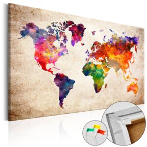 Tablou din plută - Colourful Universe 90x60 cm