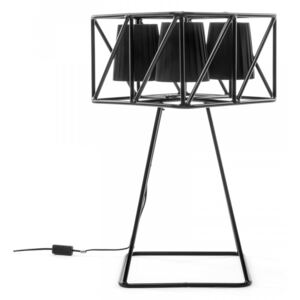 Lampa metalica neagra 35x35cm Multilamp Table Seletti